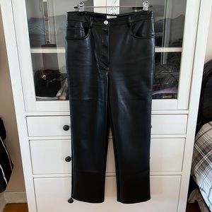 Aritzia Wilfred faux leather pants